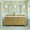 James Martin Vanities 72'' Double Vanity, Light Natural Oak w/ 3 CM Eternal Marfil Quartz Top 424-V72-LNO-3EMR - alternate 3